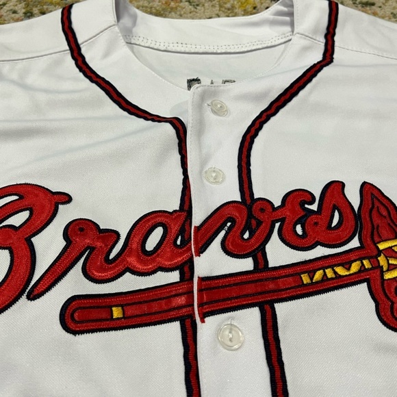 Jason Heyward Atlanta Braves Stitched Majestic Jersey - Picture 3 of 10